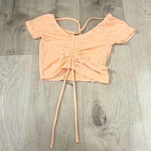 a bubble gum pink top